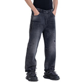 Dark Grey Denim Jeans